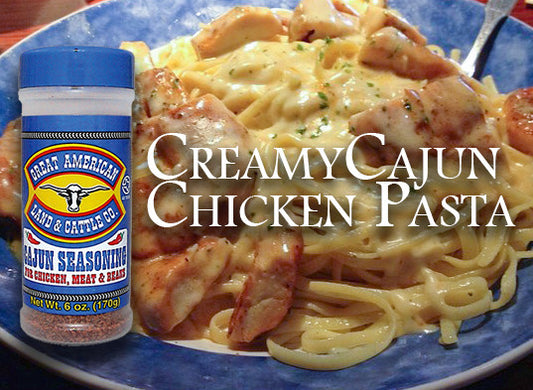 Claude’s Sauces Cajun Creamy Chicken Pasta